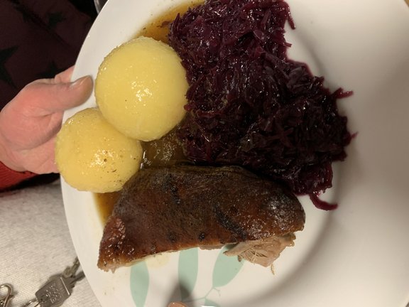 Braten mit Kloß